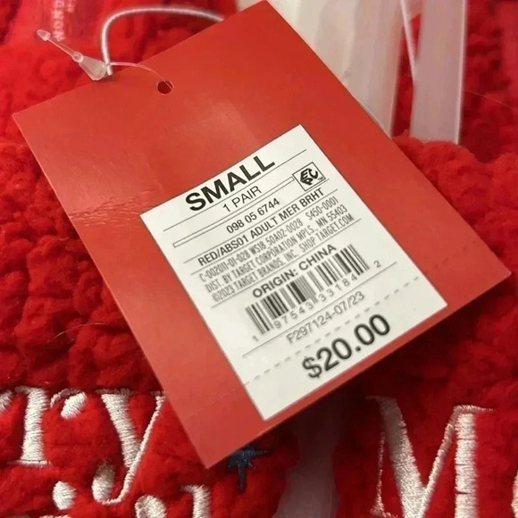 Wondershop Christmas Slippers Size Small - Picture 2 of 4